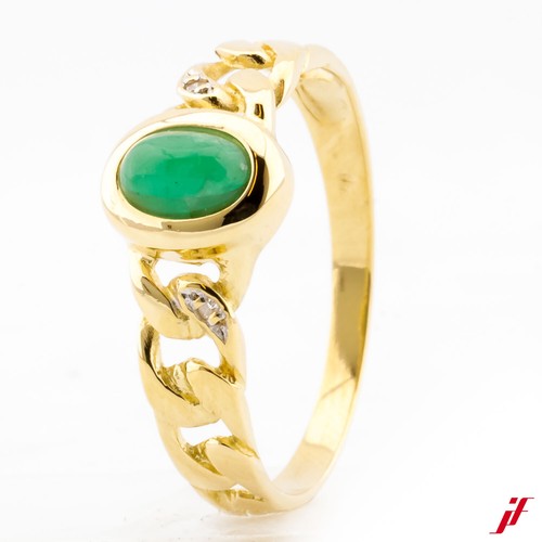 Klassischer ring 18k - 18k, gelbgold