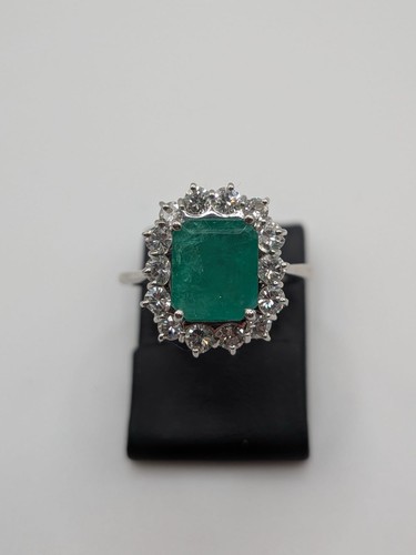 Smaragdring mit diamanten - smaragdring,