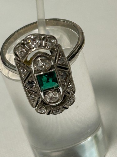 Antiker ring weissgold - antiker,