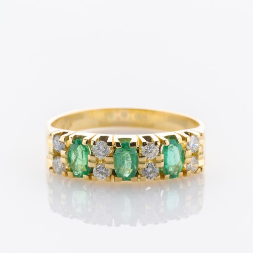 Ring aus 750er gelbgold mit - ring,