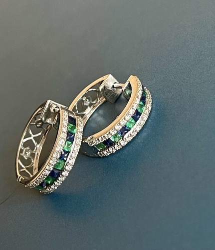 18kt weißgold diamant - weißgold,