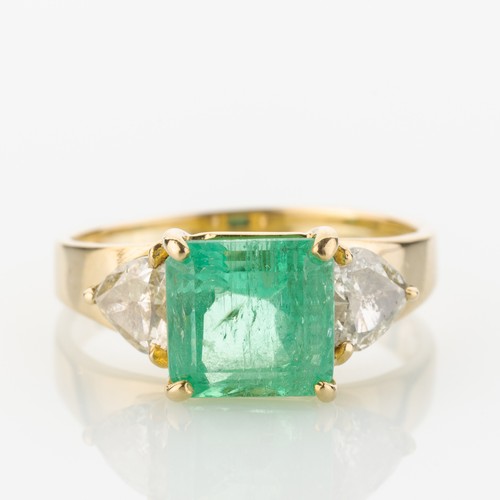 Damenring mit - gold),