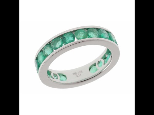47735 smaragdring ring 18 - /,