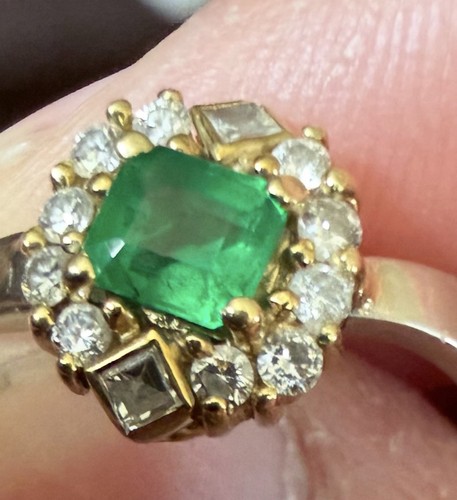 Weiß gelb gold 18k ring - gold,