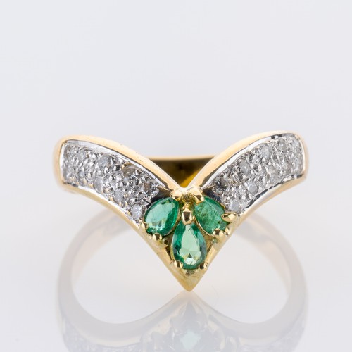 Ring aus 750er gelbgold mit - 750er,
