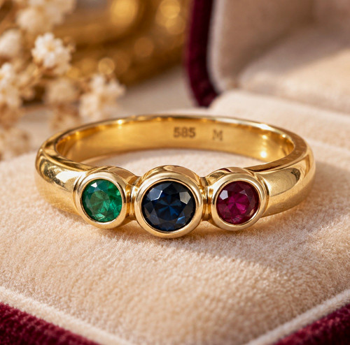 Vintage ring 585 - 585/14k, gelbgold