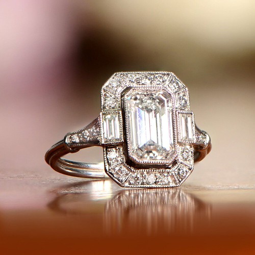 70kt smaragd diamant - diamant, art