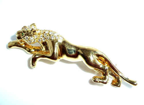 Brosche panther puma 750 gold - puma,