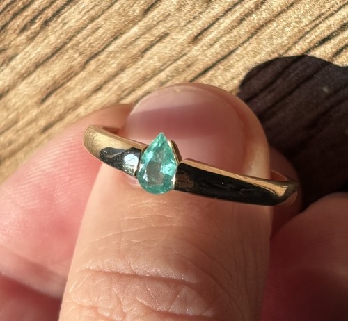 375 gelbgold verlobungsring - 375,