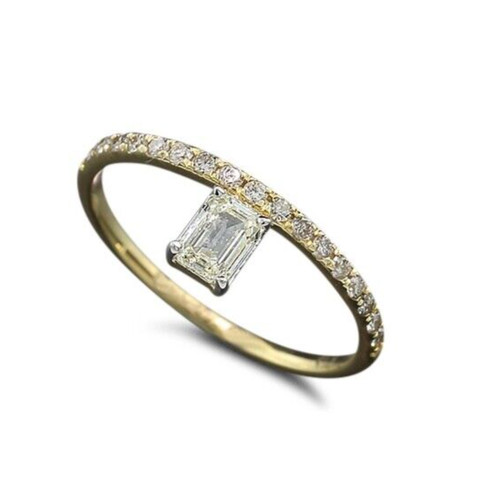 Diamant ring solitär - solitär, im