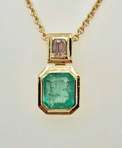 750er gelbgold anhänger mit - 750er,