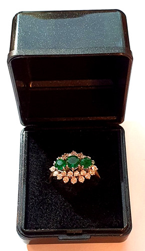 Ring weißgold 750 18ct - ring, mit