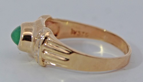 Smaragdring gold 375 - smaragdring,