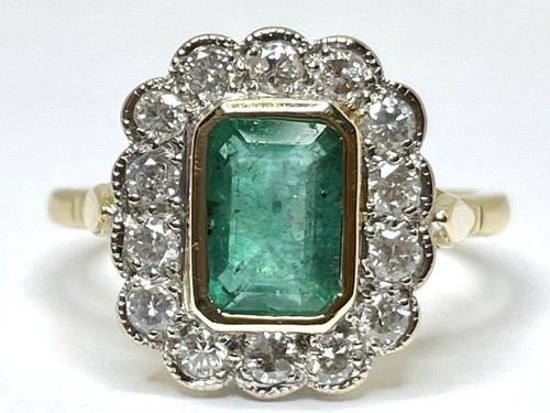 Smaragd und diamant statement - und,