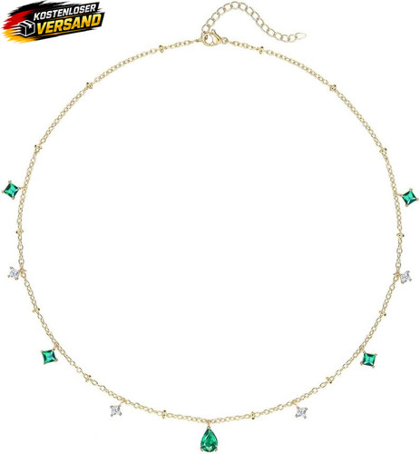 Goldkette damen 14k vergoldet - goldkette,