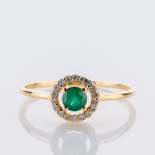 Ring aus 585er - gelbgold, mit