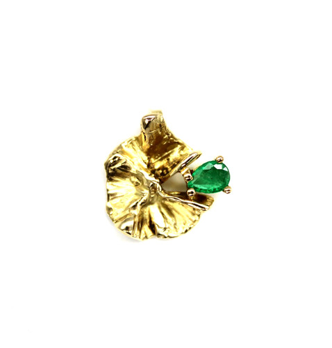 Anhänger 585 gelbgold smaragd - 585,